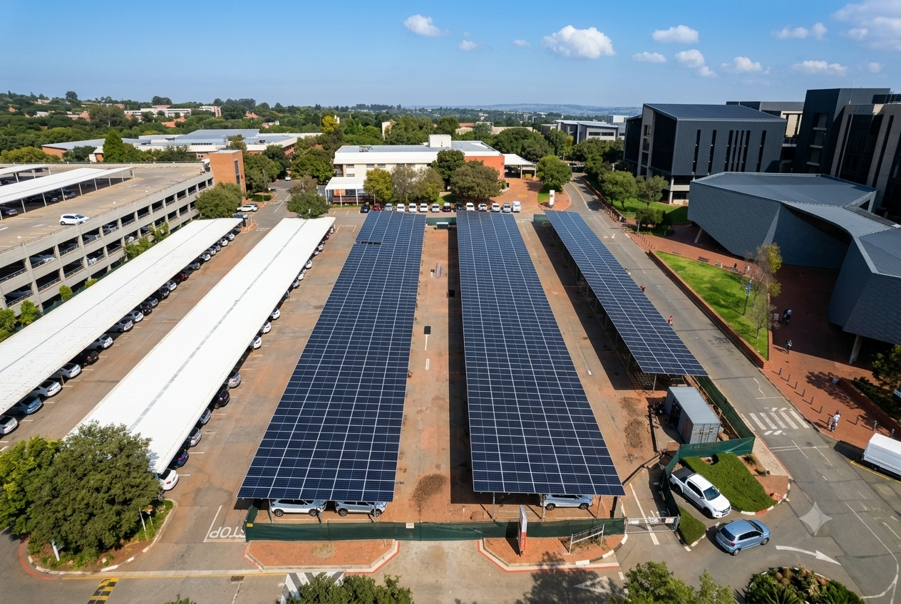 University of Johannesburg solar and battery storage project